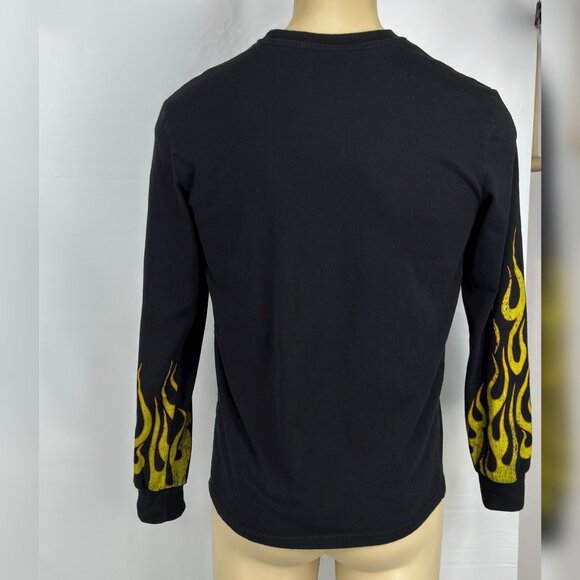 Gas Monkey Garage GMG flames long sleeve graphic tee shirt Dallas Texas men’s - Picture 4 of 8